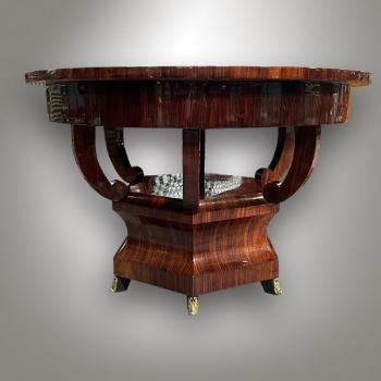 Extending Table - mahogany, brass - 1930