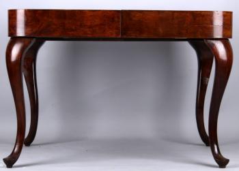 Extending Table - solid wood, walnut wood - 1900